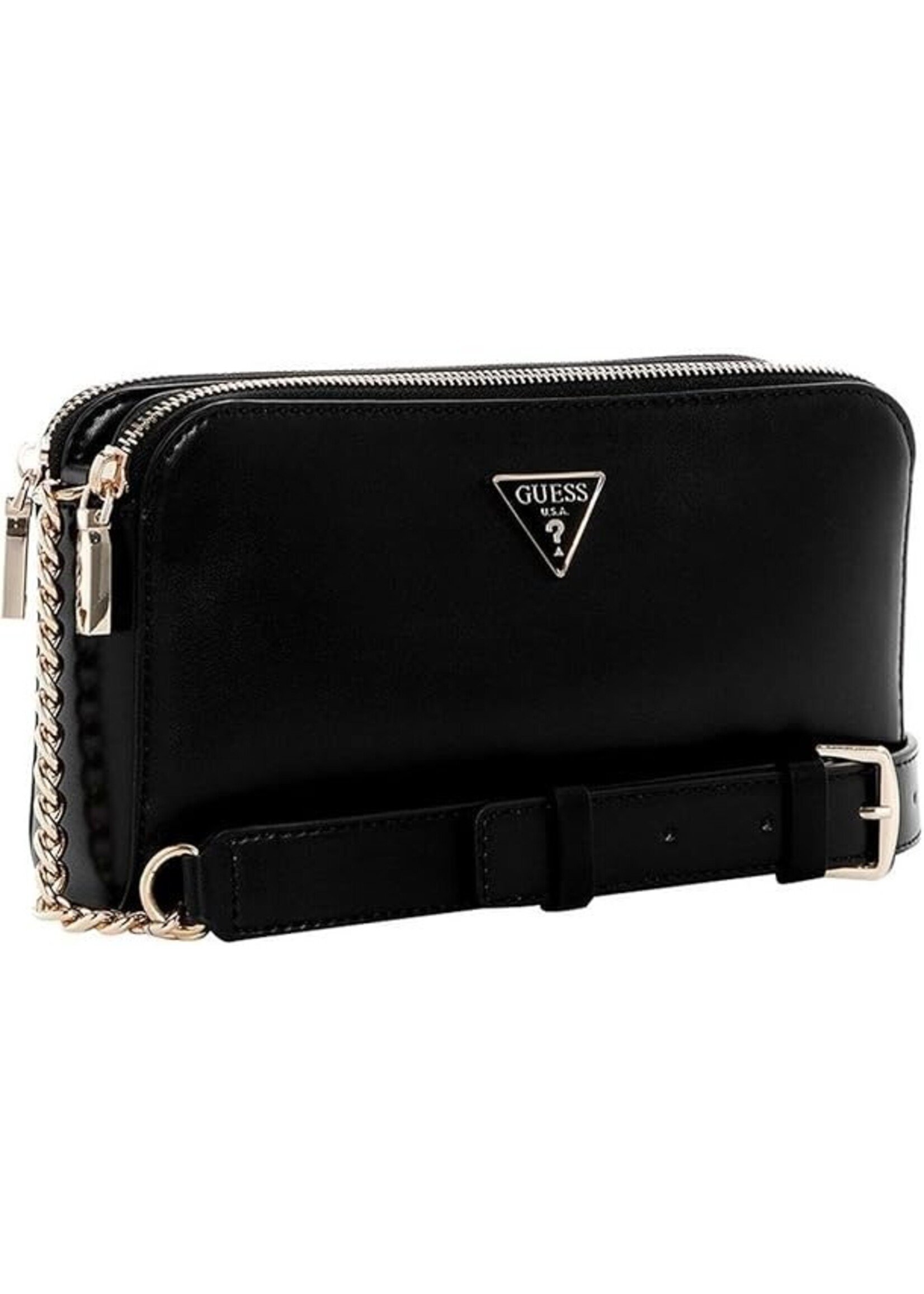 Guess Daryna Status Crossbody Bag - Black