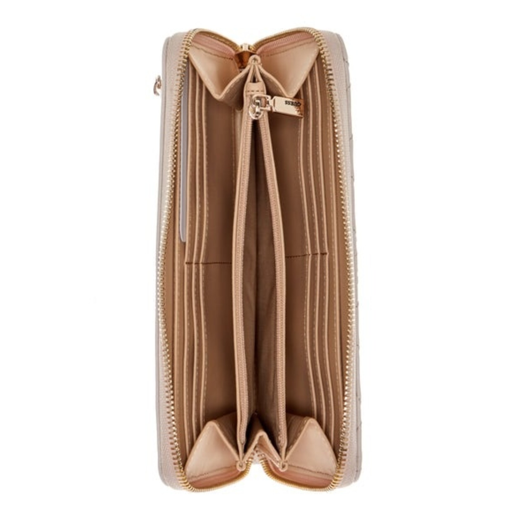 Guess Anadela Zip-Around Wallet - Taupe