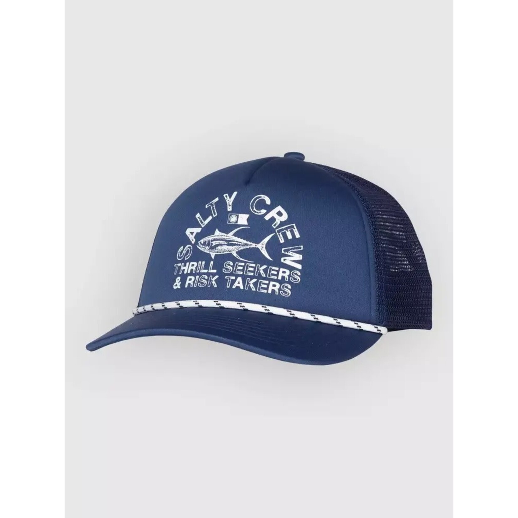 Salty Crew 35035752W - Pitstop Trucker Hat - Bright Navy or Off White