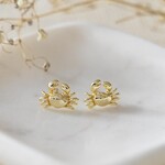 Glee Tiny Crab Stud Earrings