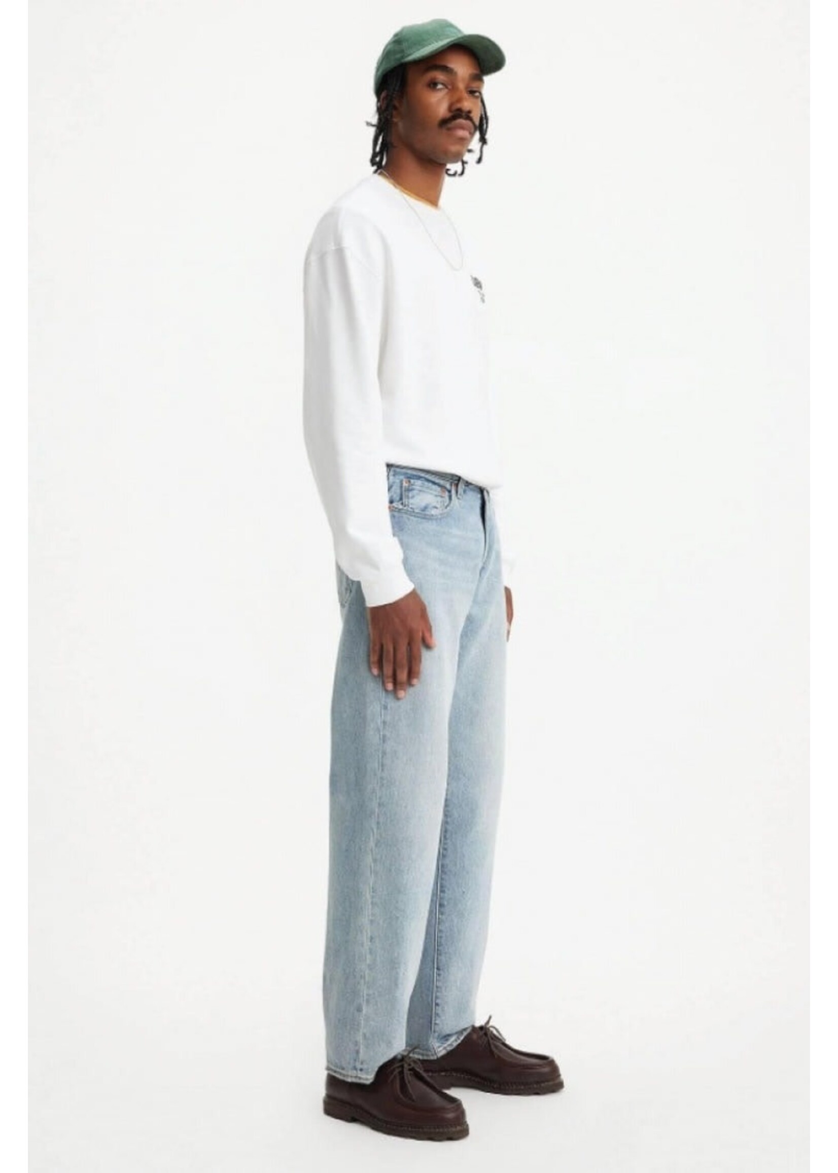 Levi Strauss Canada 568 Loose Straight Jeans - Baby Blue Essentials