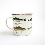 Gift Republic Multi Fish Enamel Mug