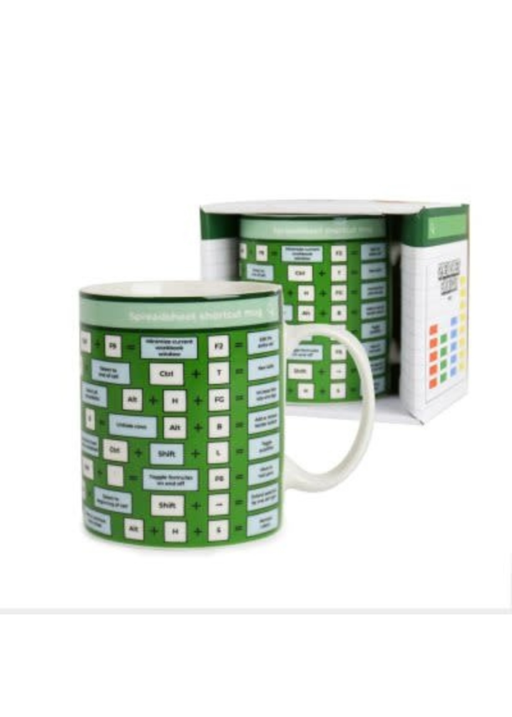 Gift Republic Excel Spreadsheet Shortcut Mug
