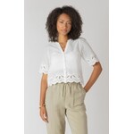Room 34 Eyelet Trim Blouse
