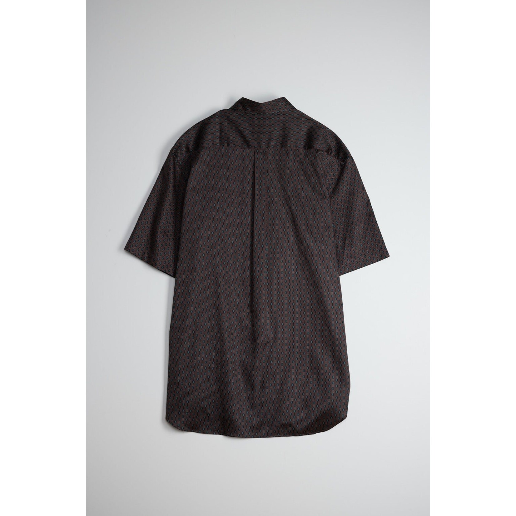 National Standards NS1191  - Japanese Short Sleeve Shirt - Dotted Stripe Print