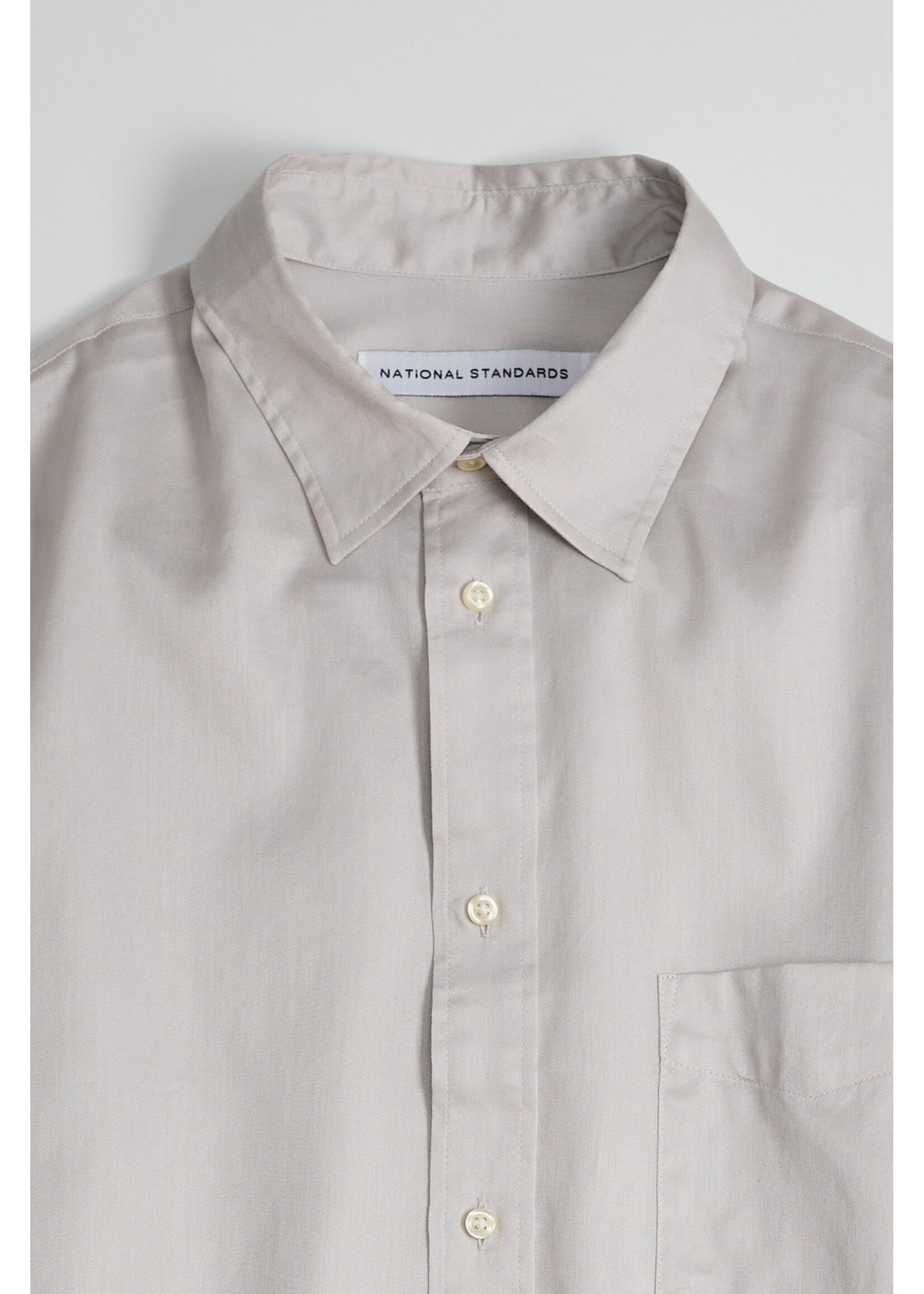 National Standards NS1190-19 - Japanese Long Sleeve Dyed Sateen Shirt