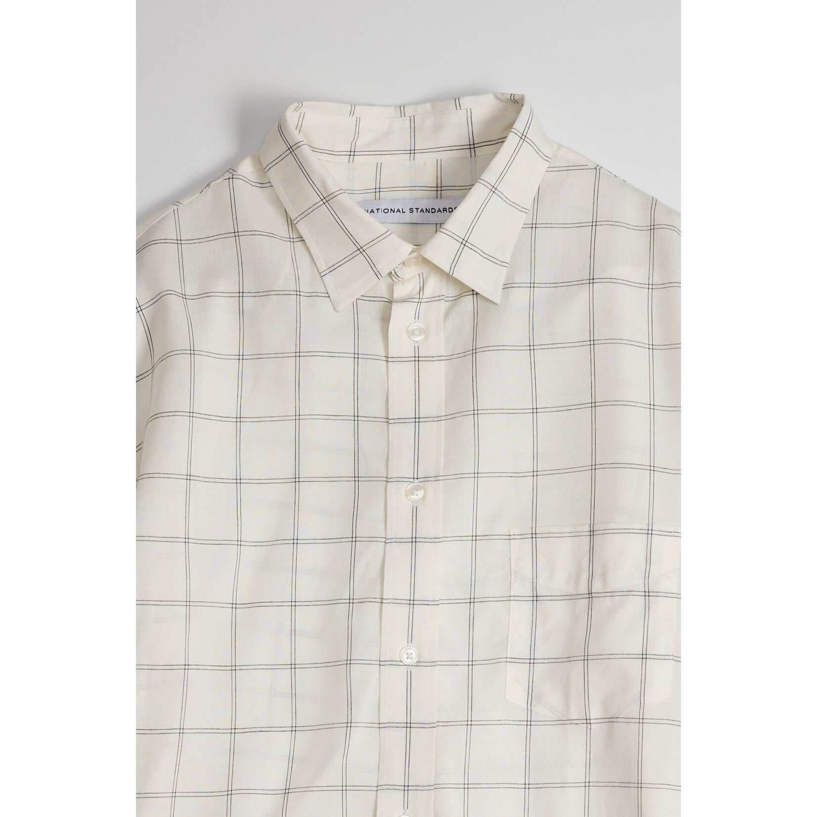 National Standards NS1191-54 - Japanese  Short Sleeve Checkerboard Shirt