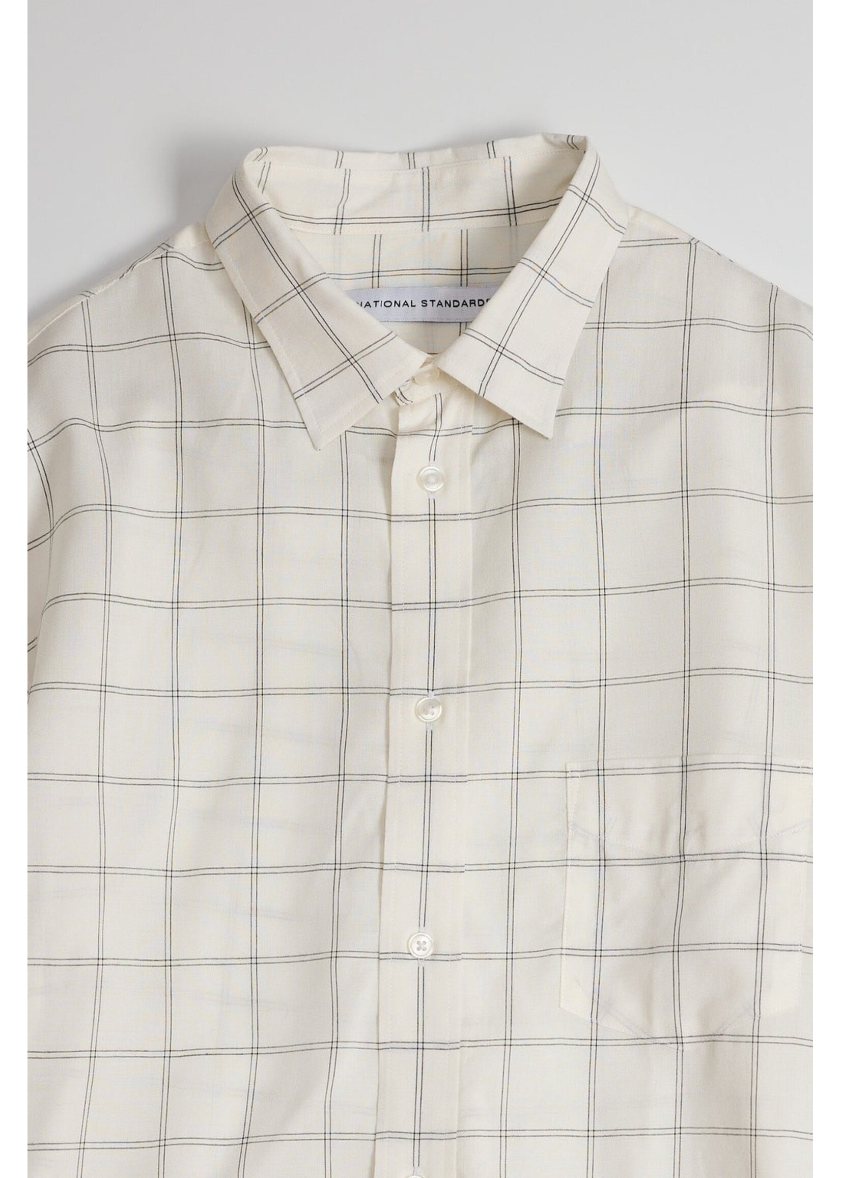 National Standards NS1191-54 - Japanese  Short Sleeve Checkerboard Shirt