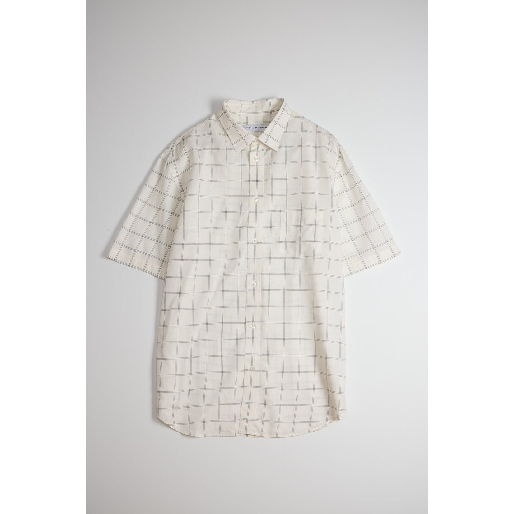 National Standards NS1191-54 - Japanese  Short Sleeve Checkerboard Shirt