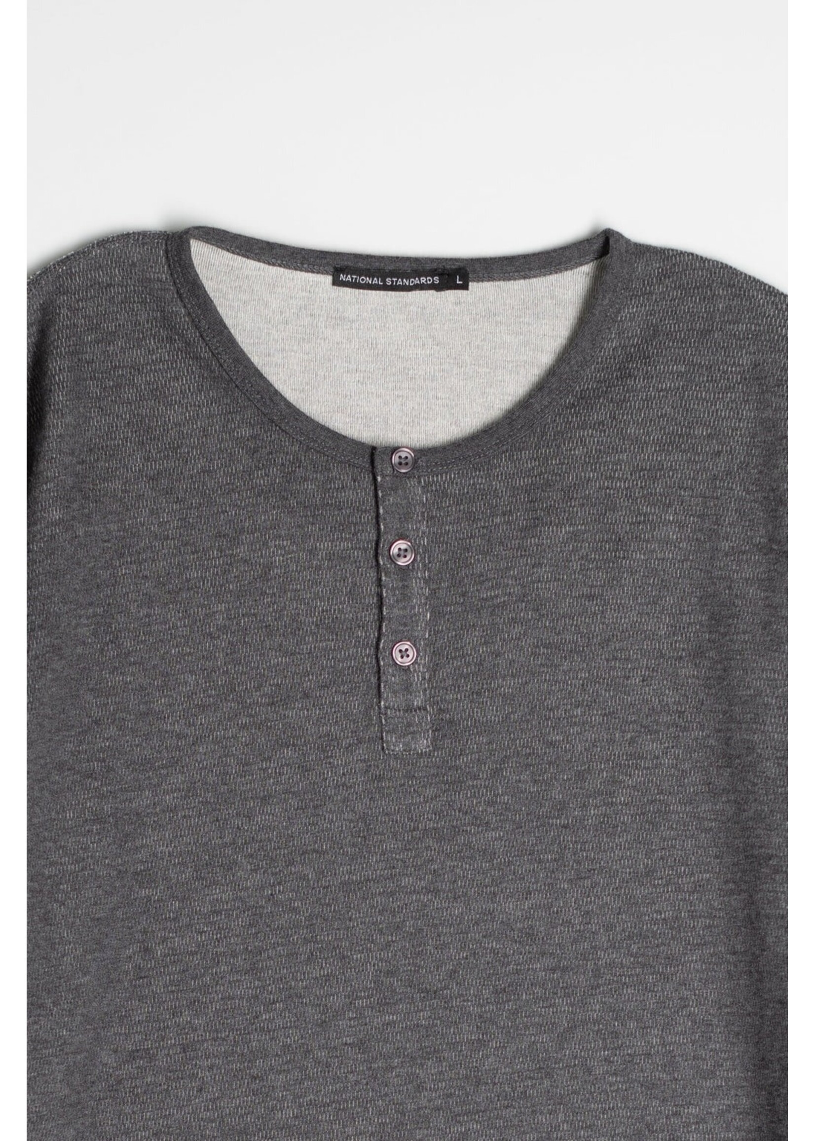 National Standards NS2154 - Mesh Thermal Long Sleeve Henley