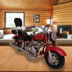 Panam Décor & Gifts Vintage Red Motorcycle