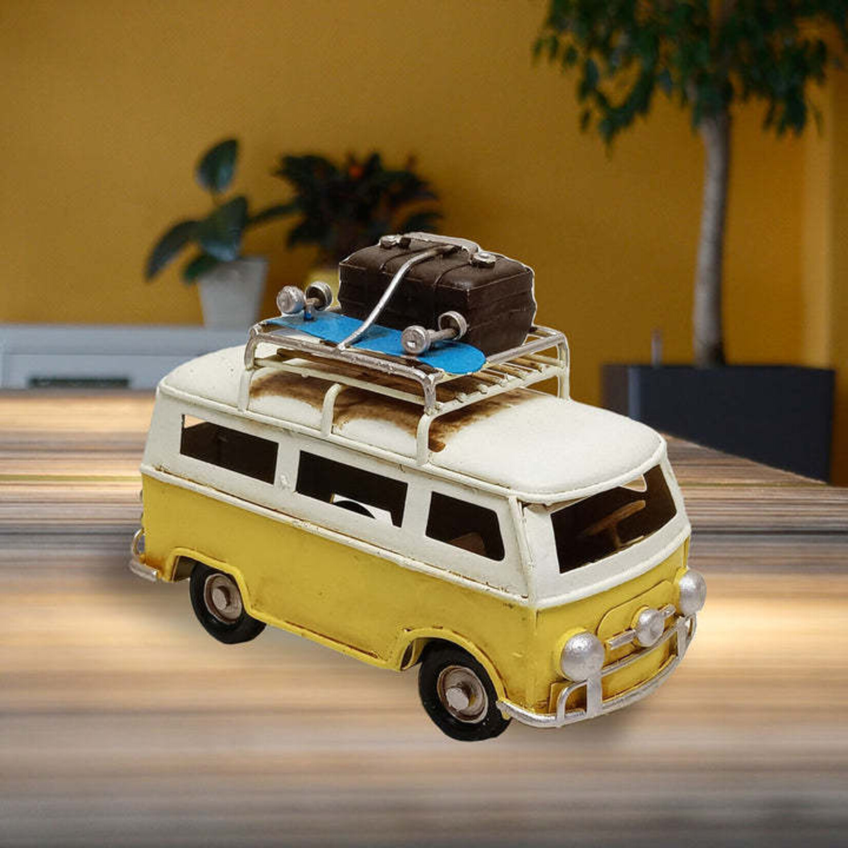 Panam Décor & Gifts Yellow Meta Packed VW Bus