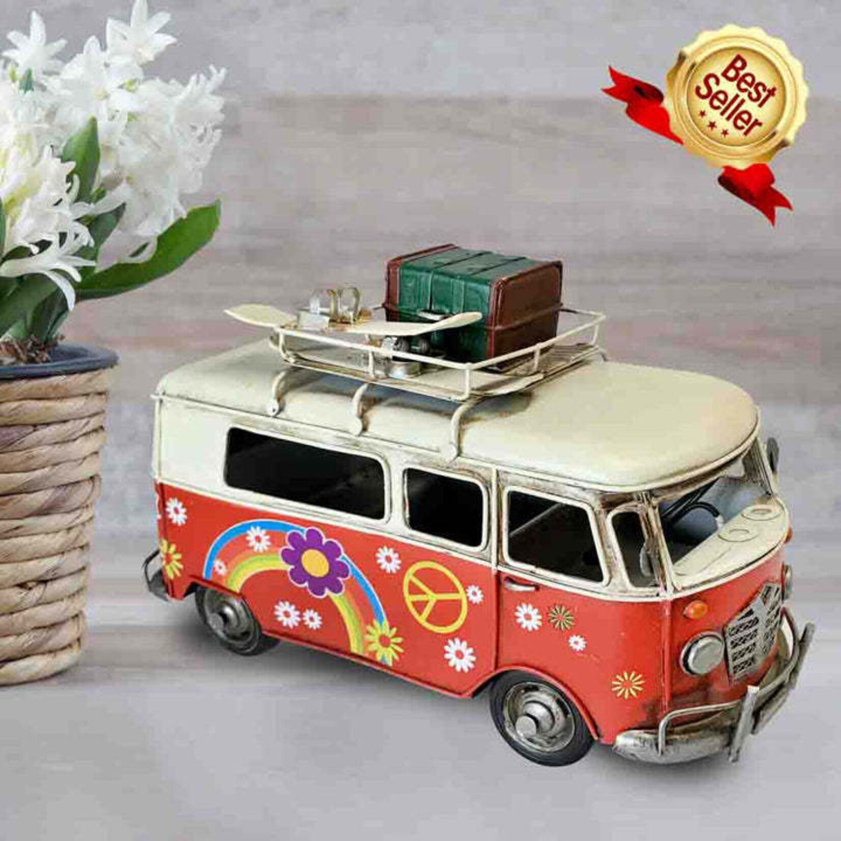 Panam Décor & Gifts Hippie Bus Red