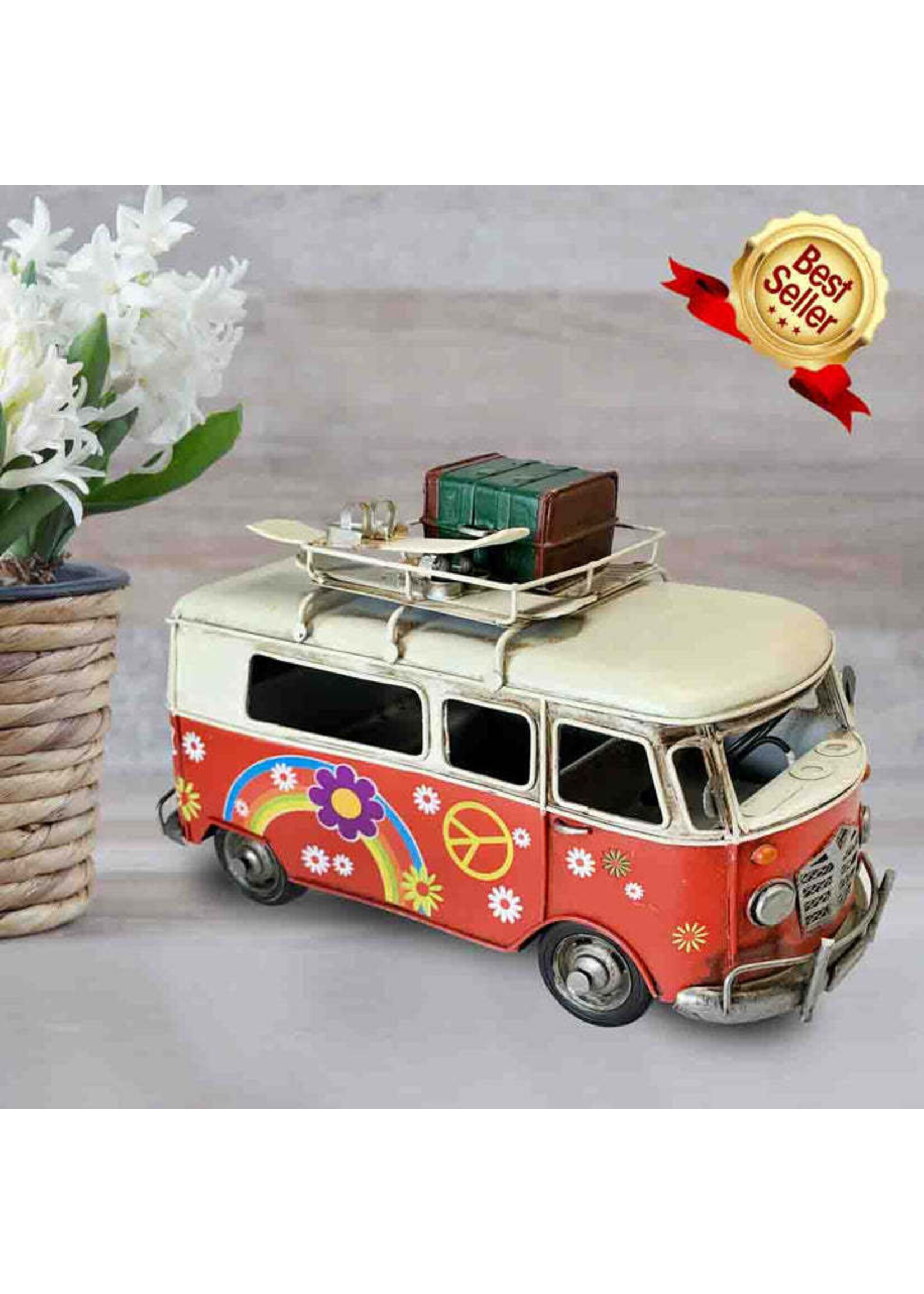 Panam Décor & Gifts Hippie Bus Red