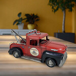 Panam Décor & Gifts Red Metal Quality Tow Truck