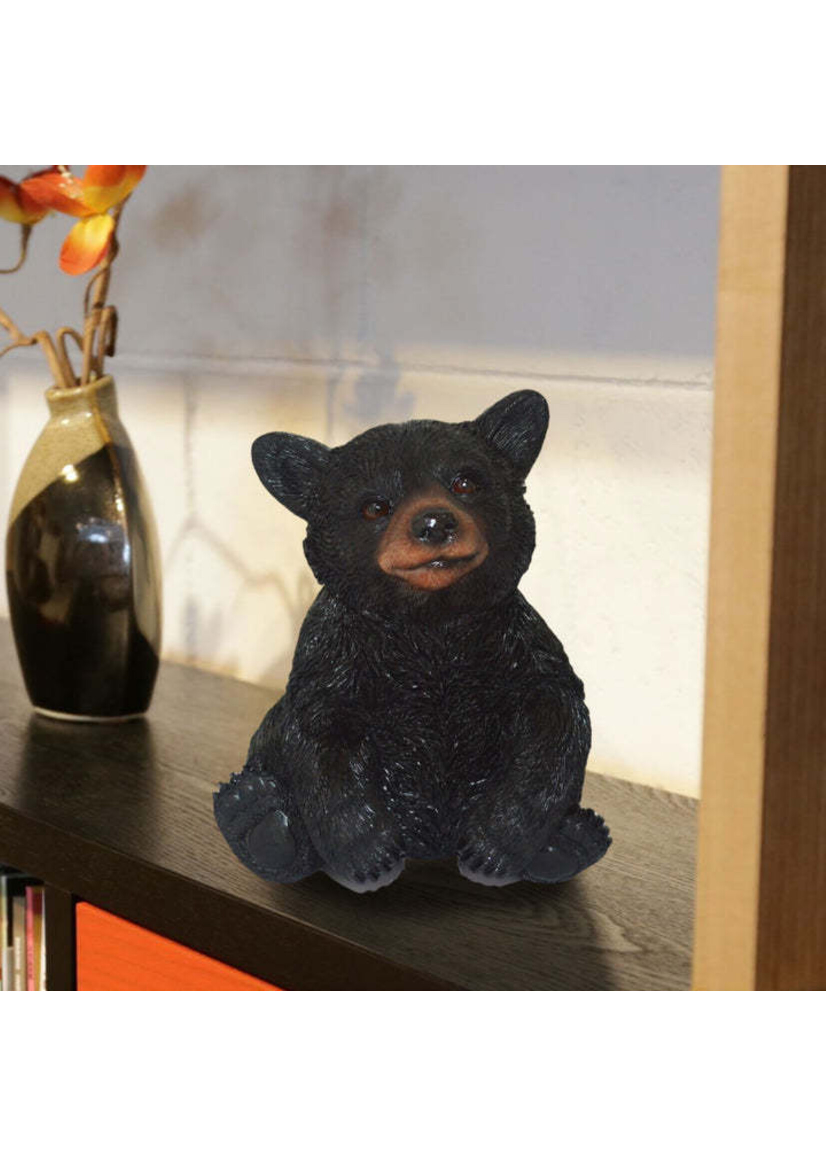 Panam Décor & Gifts Sitting Black Bear Figurine