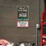 Panam Décor & Gifts Dad's Fix-It Shop Sign