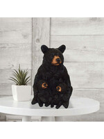 Panam Décor & Gifts Mother and Cubs Black Bears Figurine