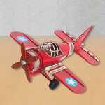 Panam Décor & Gifts Red Single Propeller Plane