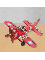 Panam Décor & Gifts Red Single Propeller Plane