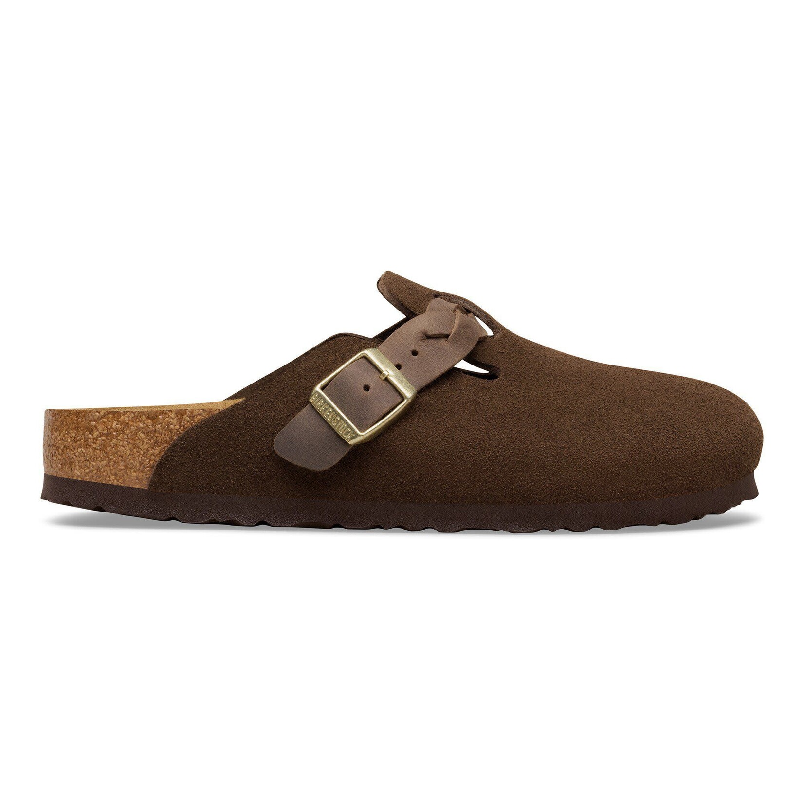 Birkenstock 1031716 - Boston Braided Suede Leather Clog (Carafe)