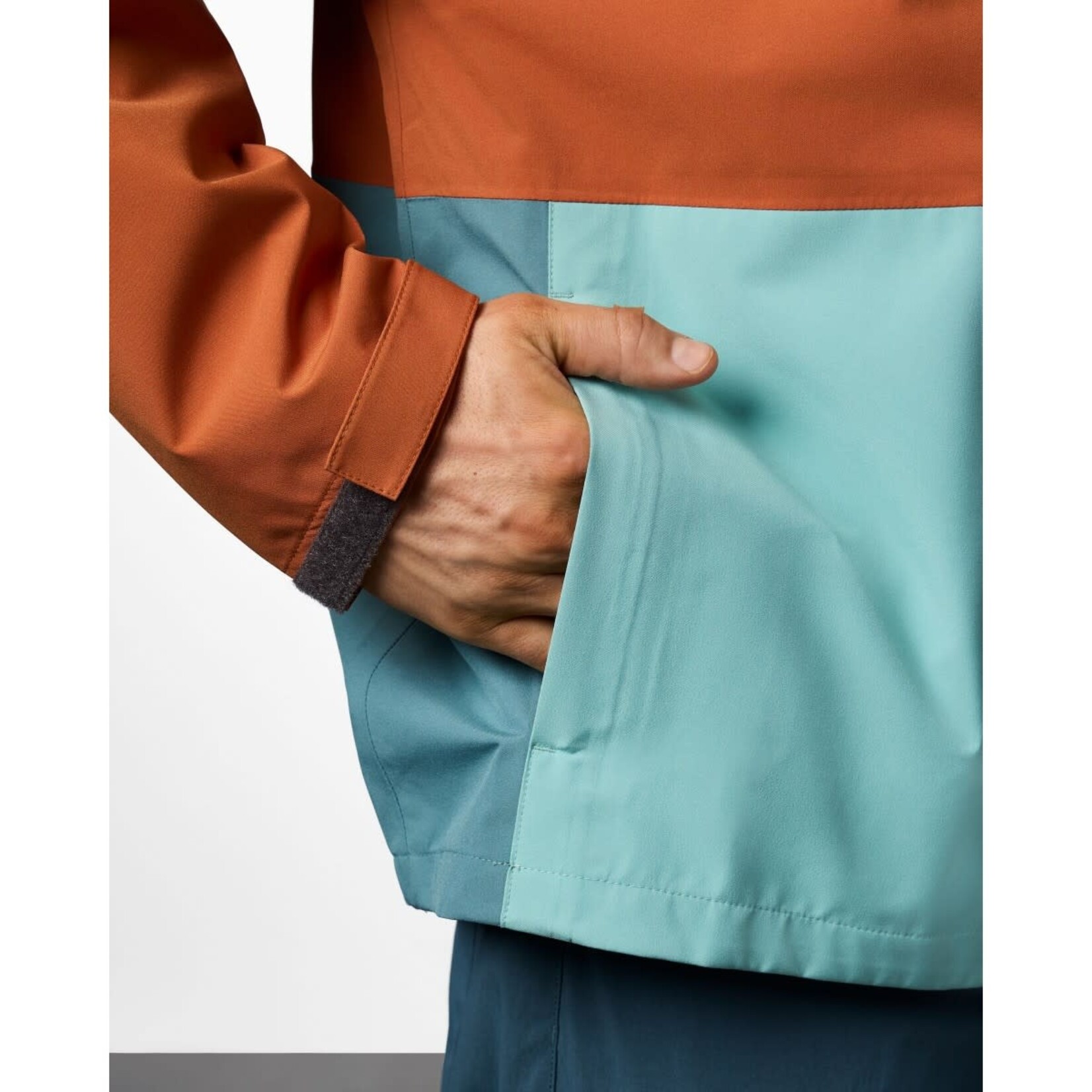 Cotopaxi Men's Cielo Rain Jacket - Whiskey/Tidepool