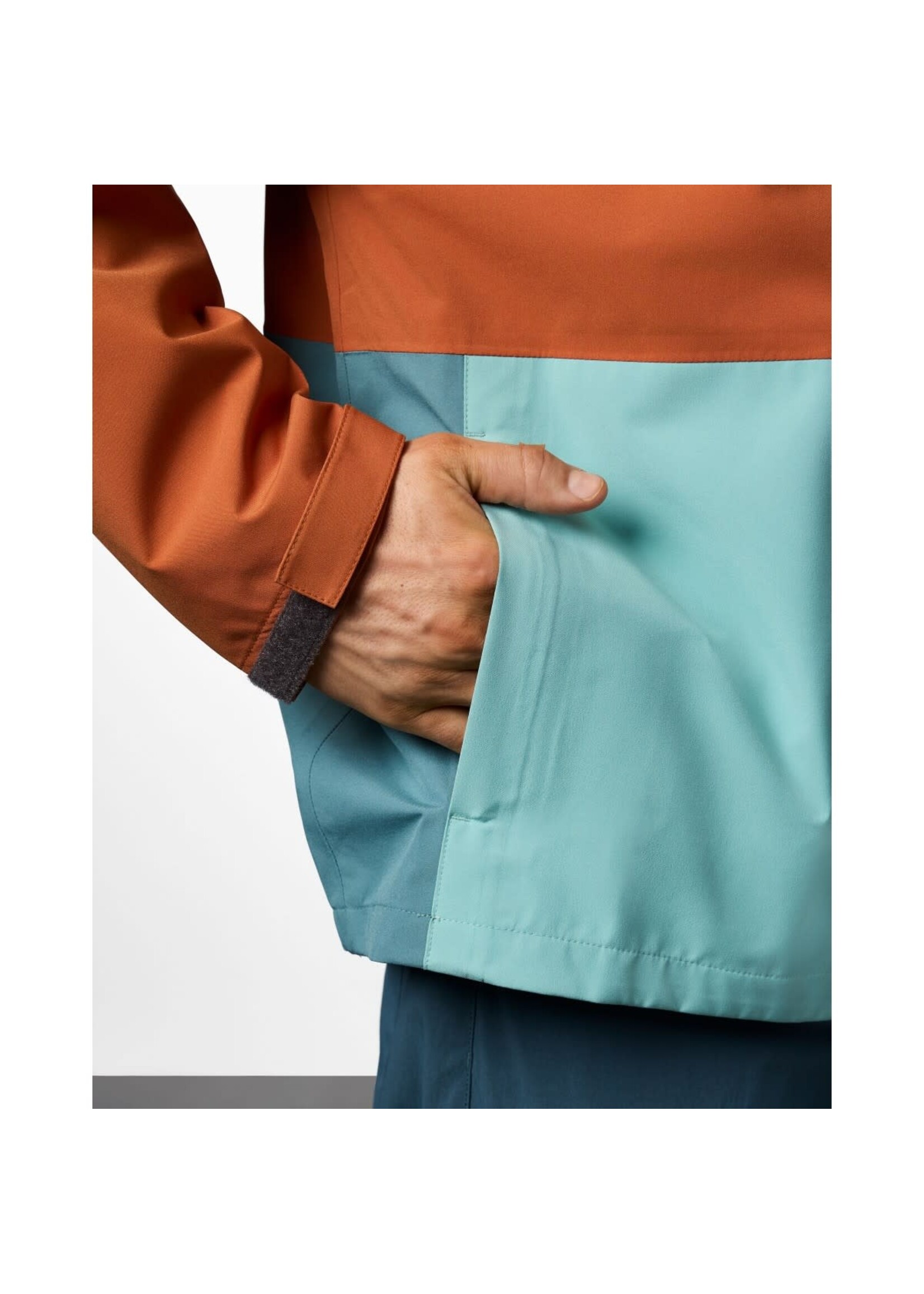 Cotopaxi Men's Cielo Rain Jacket - Whiskey/Tidepool