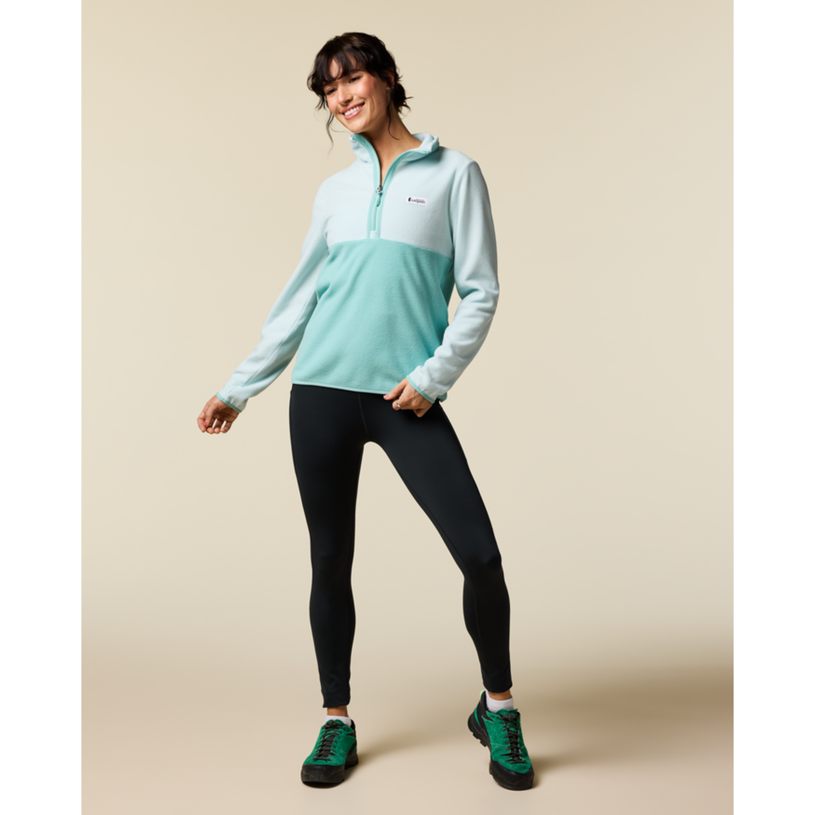 Cotopaxi Women's Amado Fleece Pullover - Surf/Tide Pool