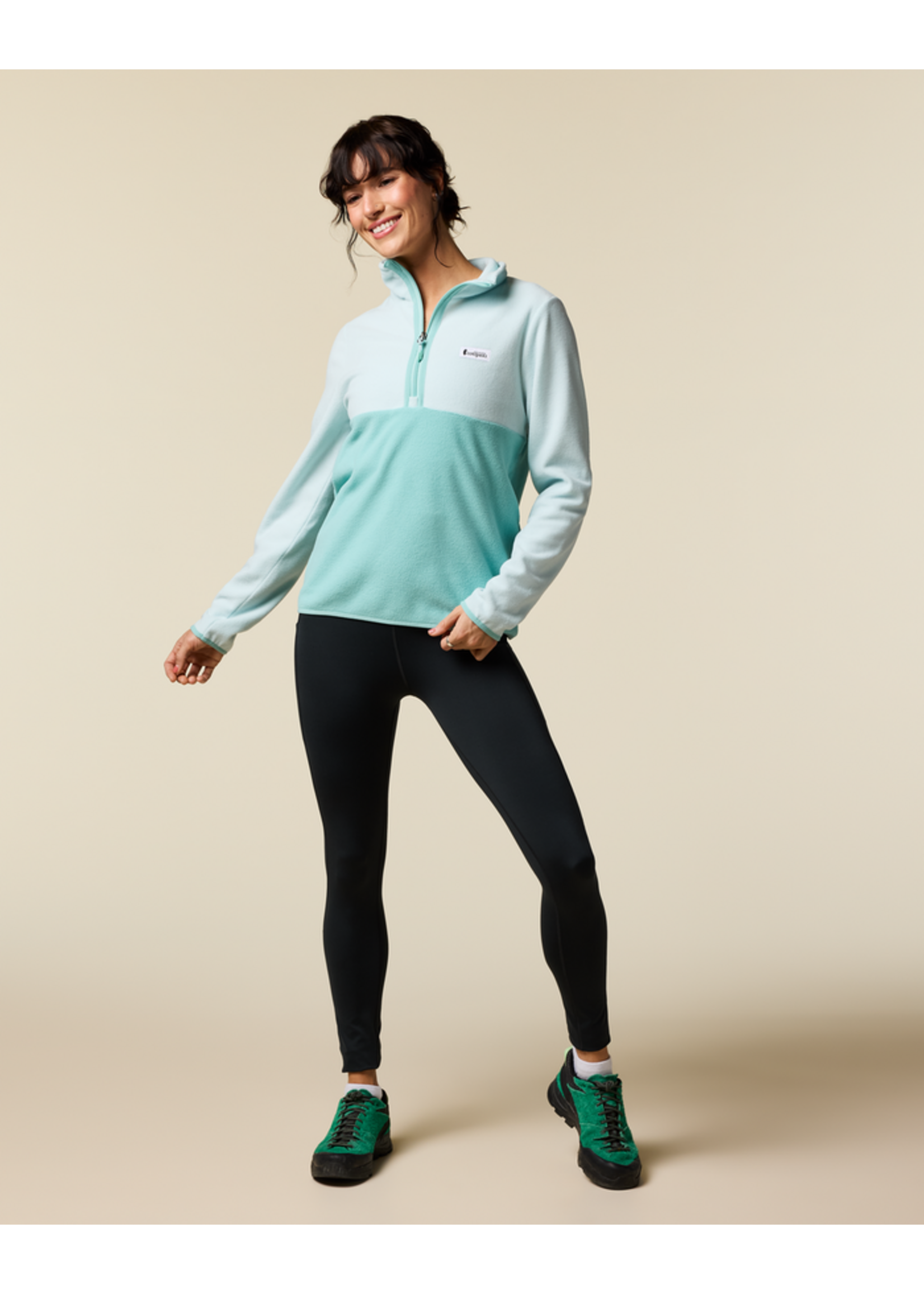 Cotopaxi Women's Amado Fleece Pullover - Surf/Tide Pool