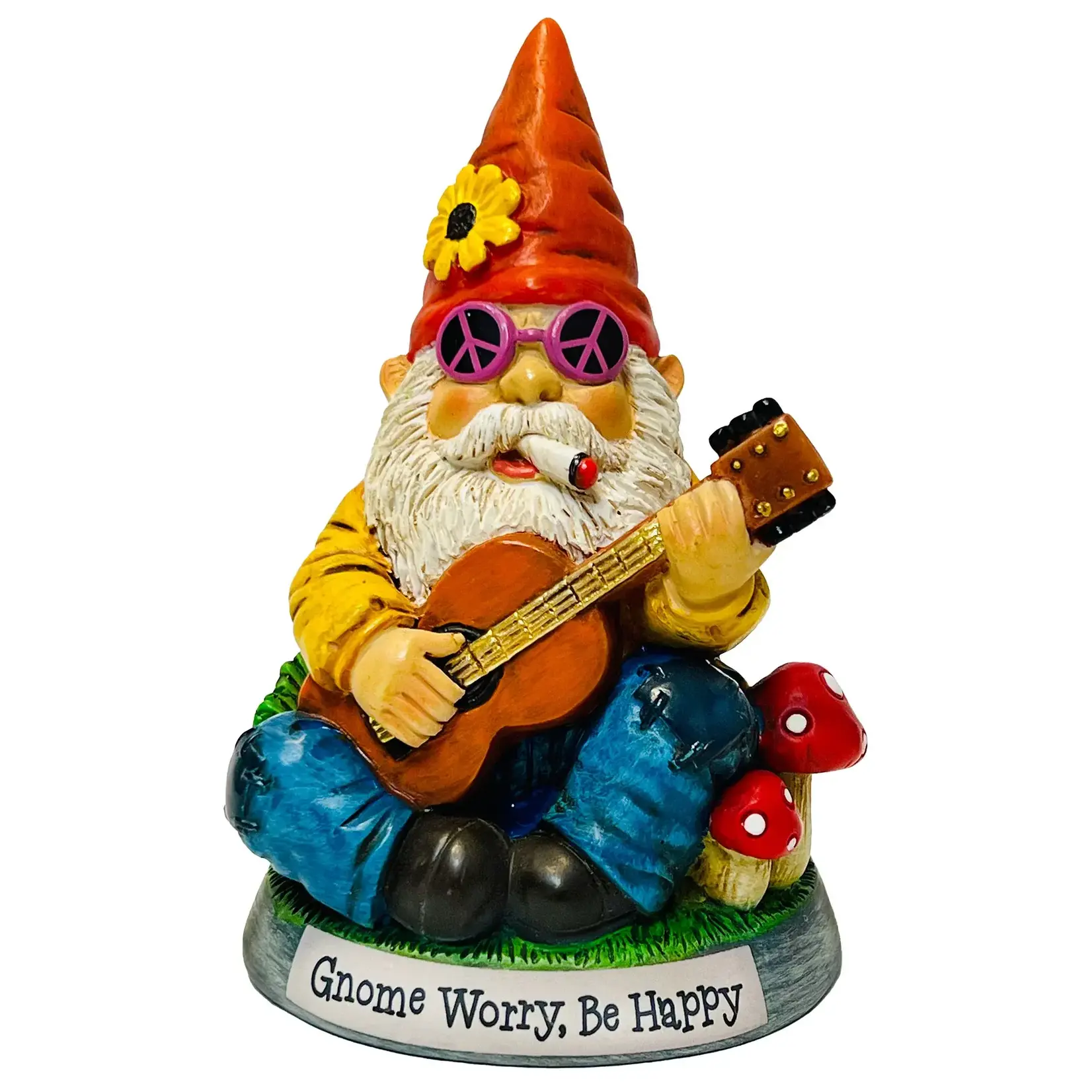 Gnome Worry Be Happy Figurine