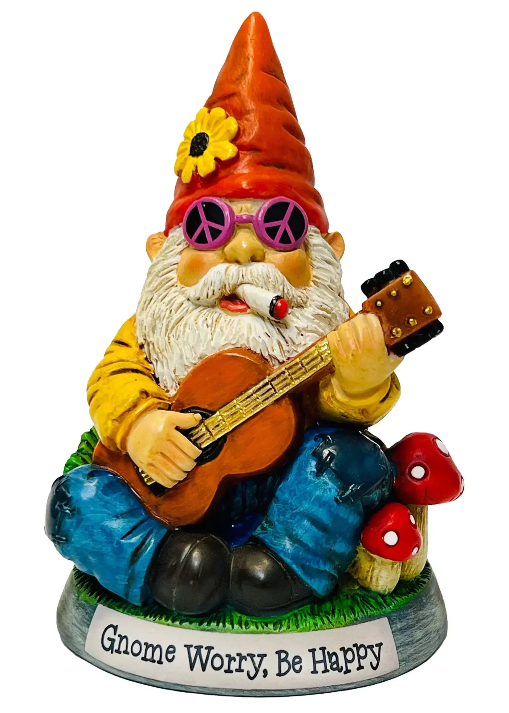 Gnome Worry Be Happy Figurine