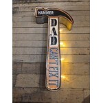 Hammer-Shaped Wall Décor with LED