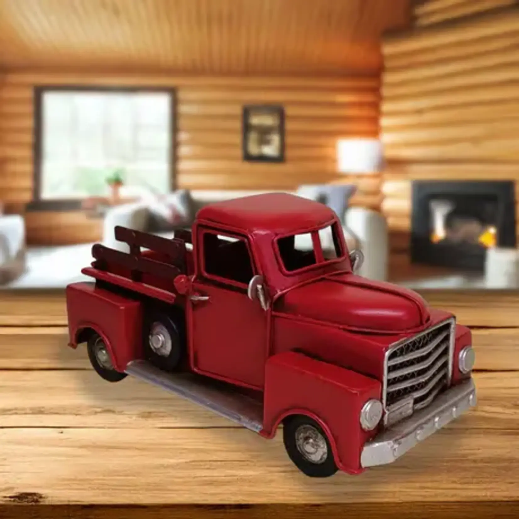 Panam Décor & Gifts Vintage Red Pickup Truck
