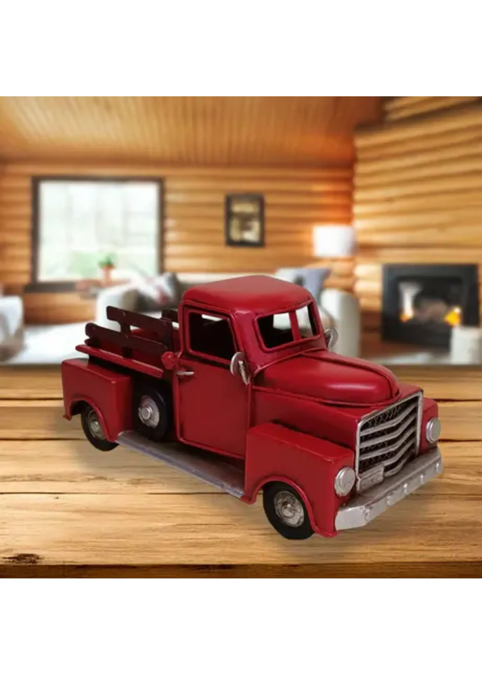 Panam Décor & Gifts Vintage Red Pickup Truck