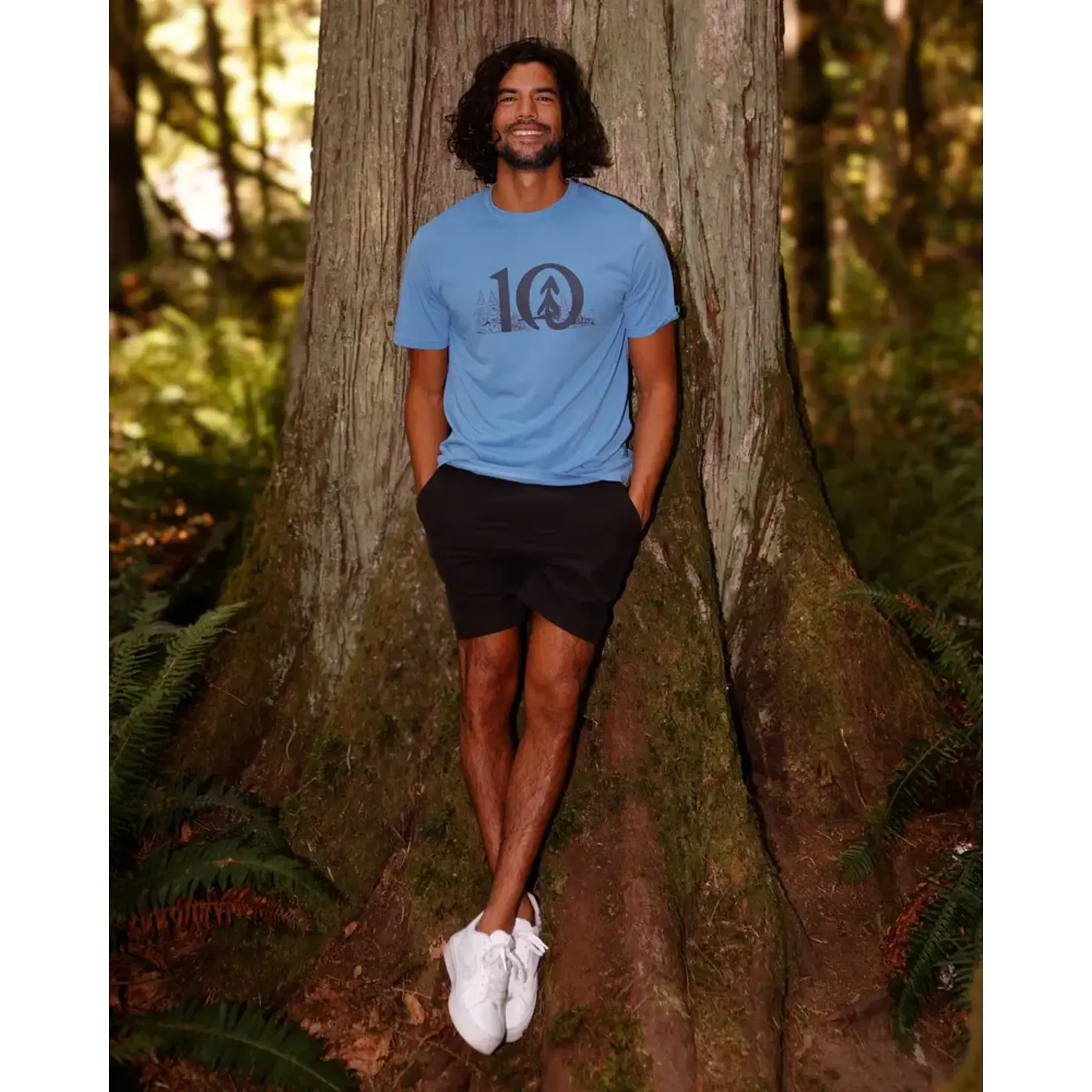 Tentree TCM6510 - Men's Lake Life Logo T-Shirt