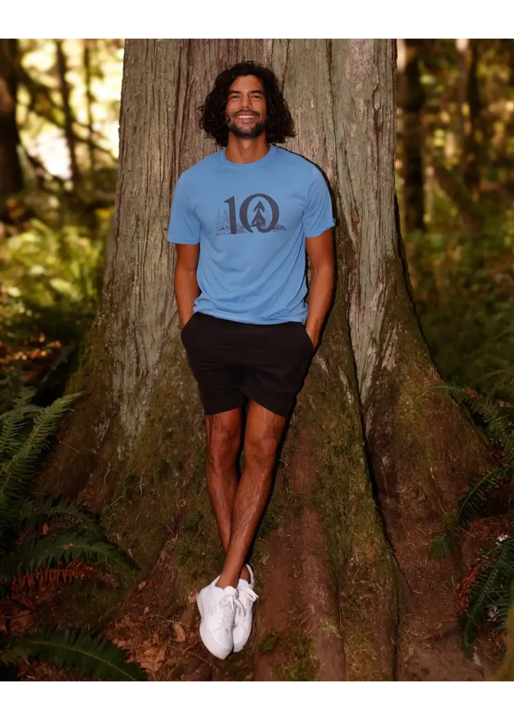 Tentree TCM6510 - Men's Lake Life Logo T-Shirt