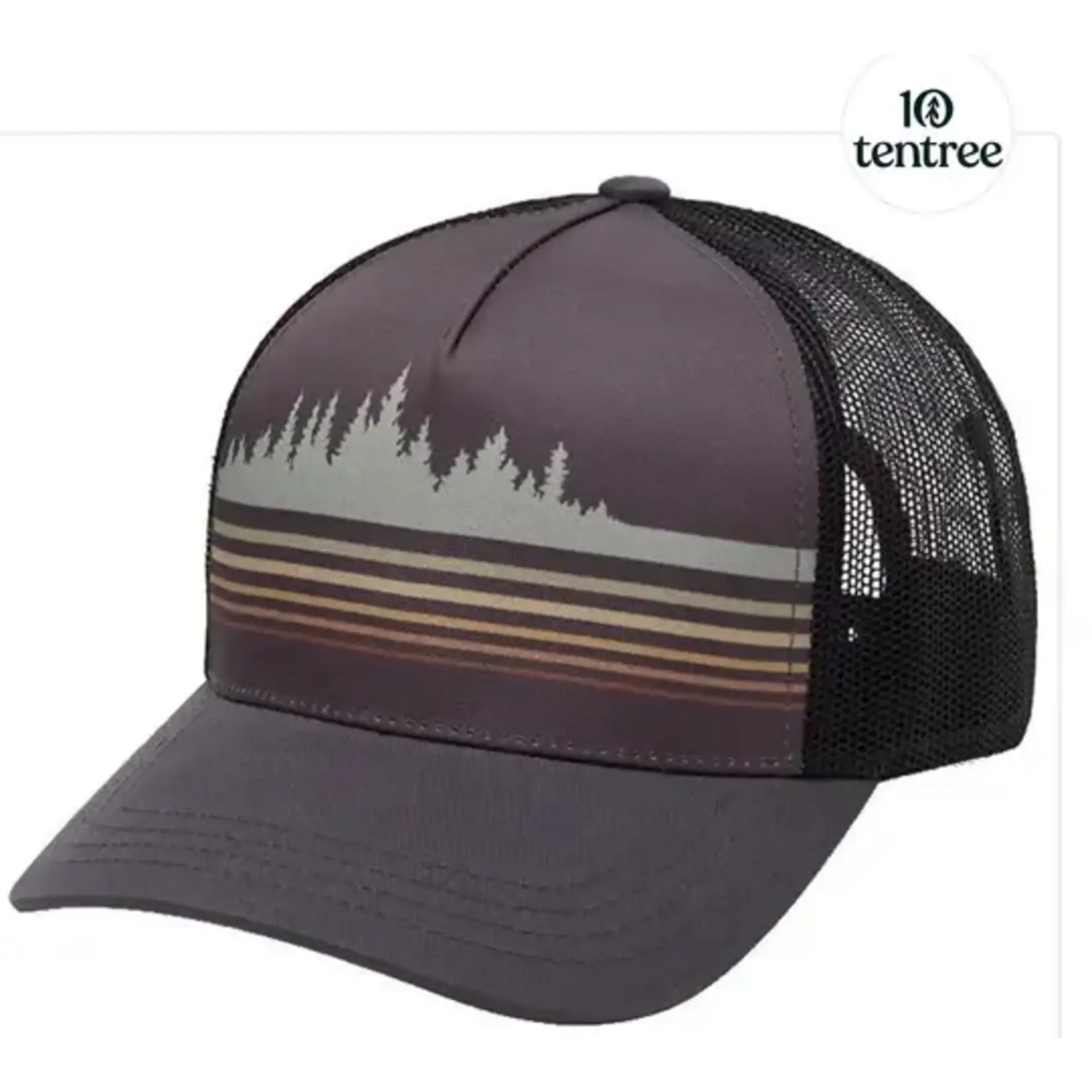 Tentree TAU6258 - Retro Treeline Altitude Hat (Graphite/Light Moss)