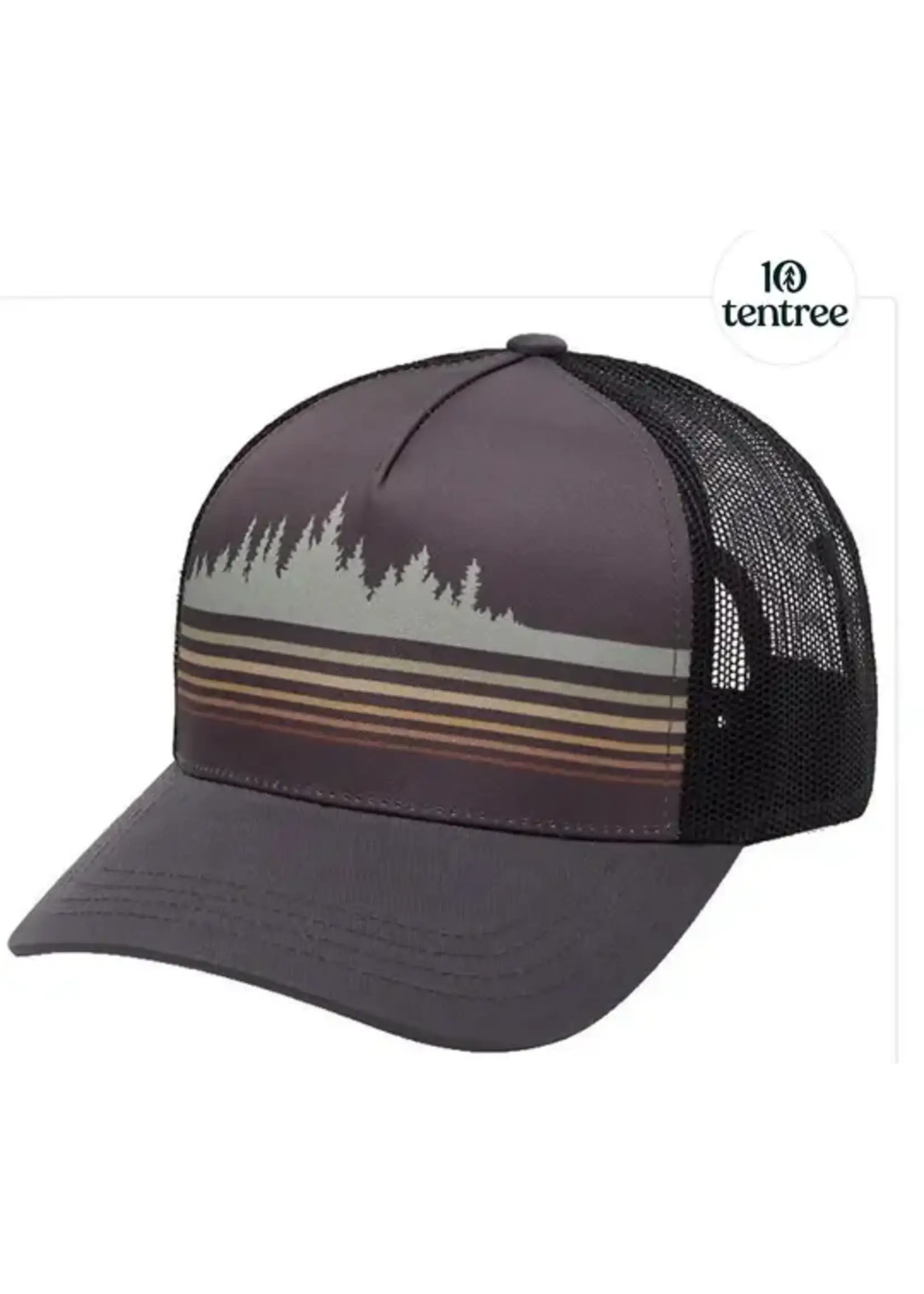 Tentree TAU6258 - Retro Treeline Altitude Hat (Graphite/Light Moss)