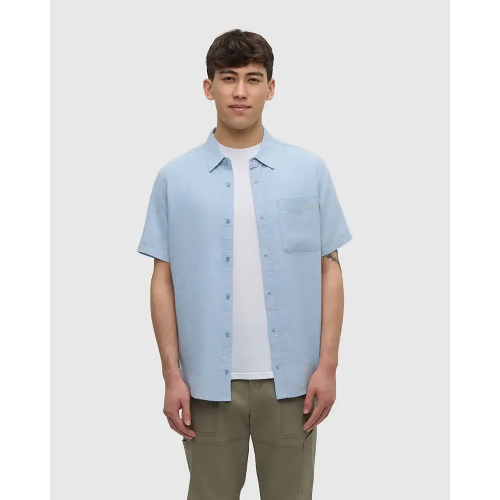 Tentree TCM4793 - Dundas Button Front Shortsleeve Shirt