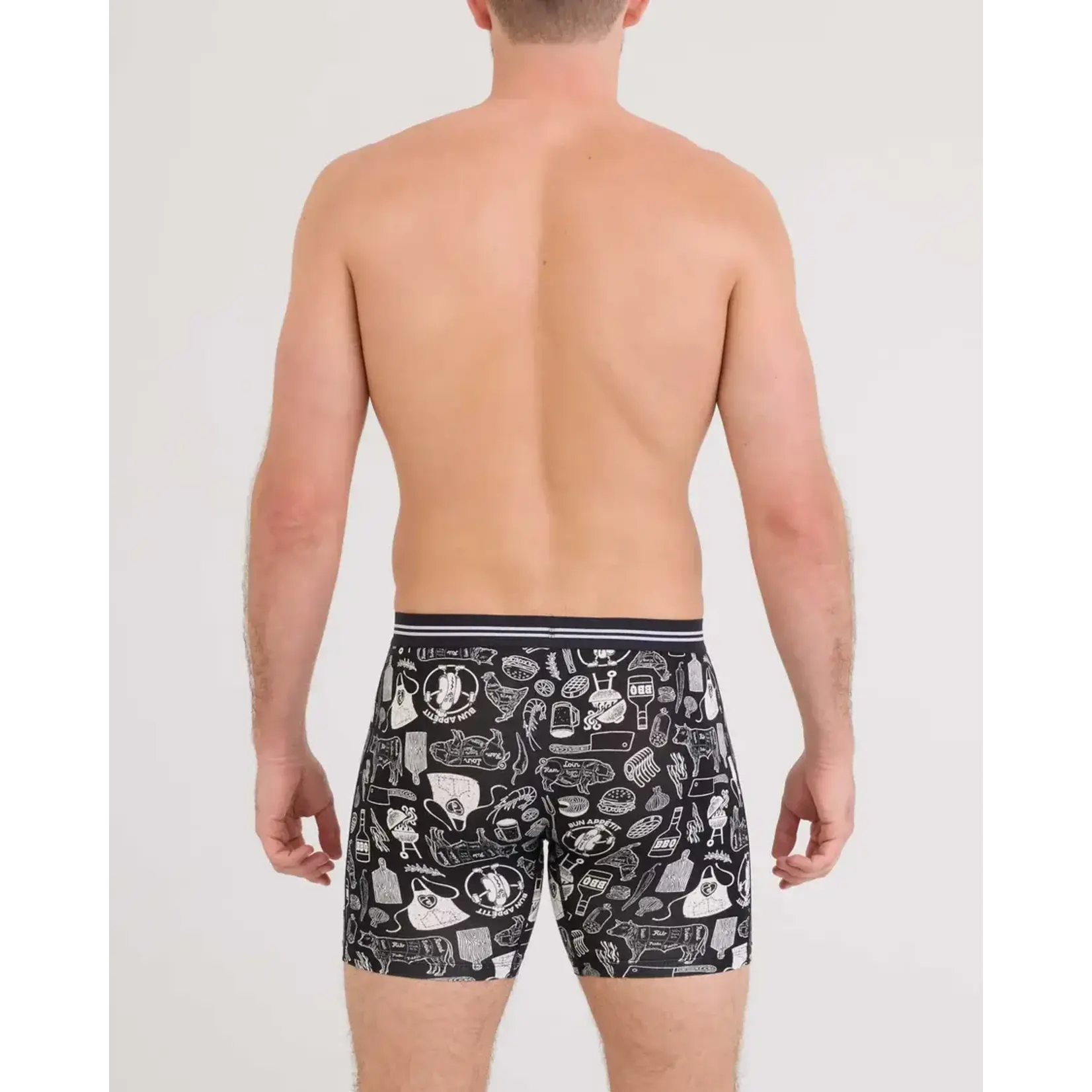 SAXX Underwear SXVX24F-BAB - Vibe XTRA Soft Comfort Boxer Brief with Fly (Bun Apetit)