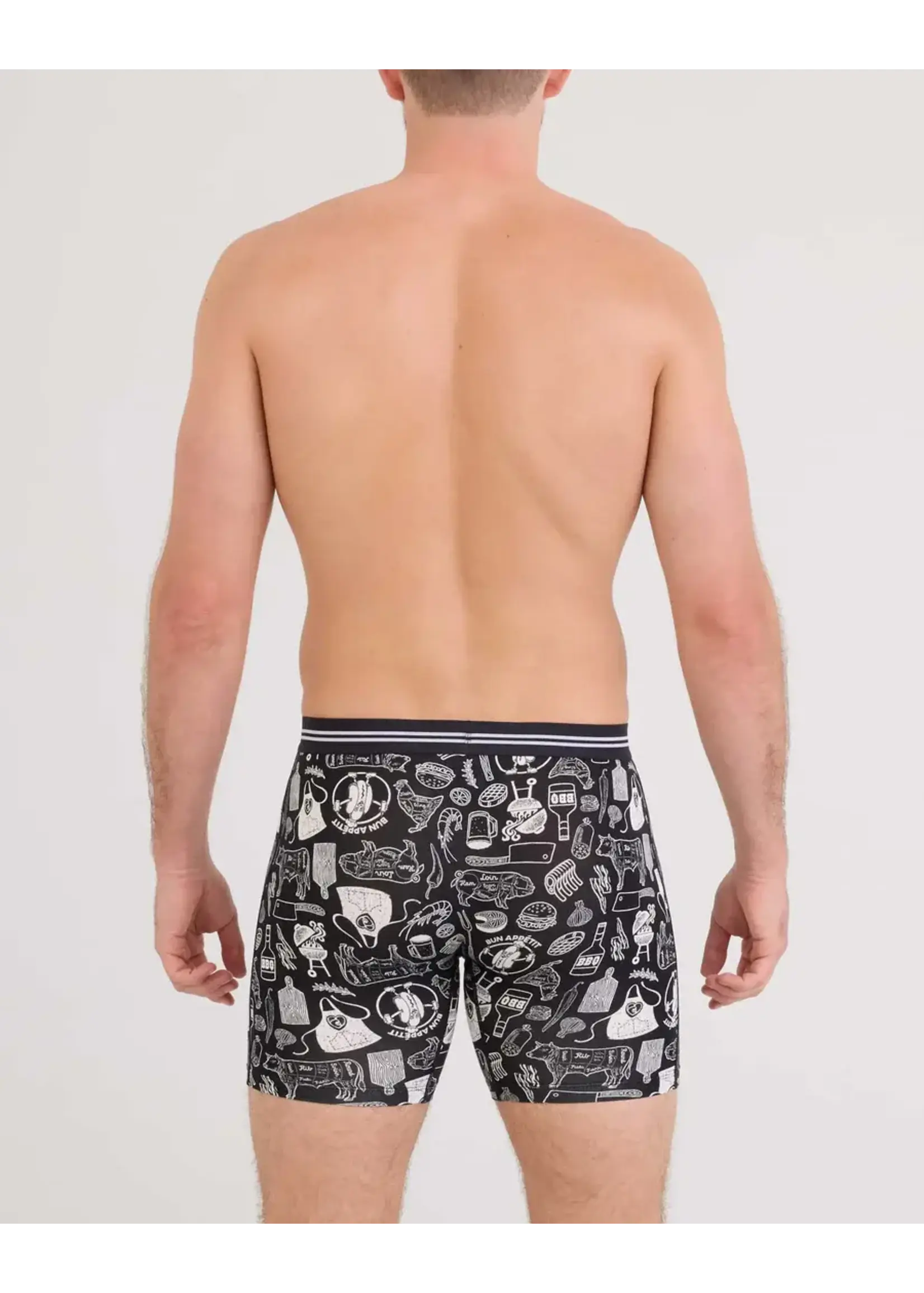 SAXX Underwear SXVX24F-BAB - Vibe XTRA Soft Comfort Boxer Brief with Fly (Bun Apetit)