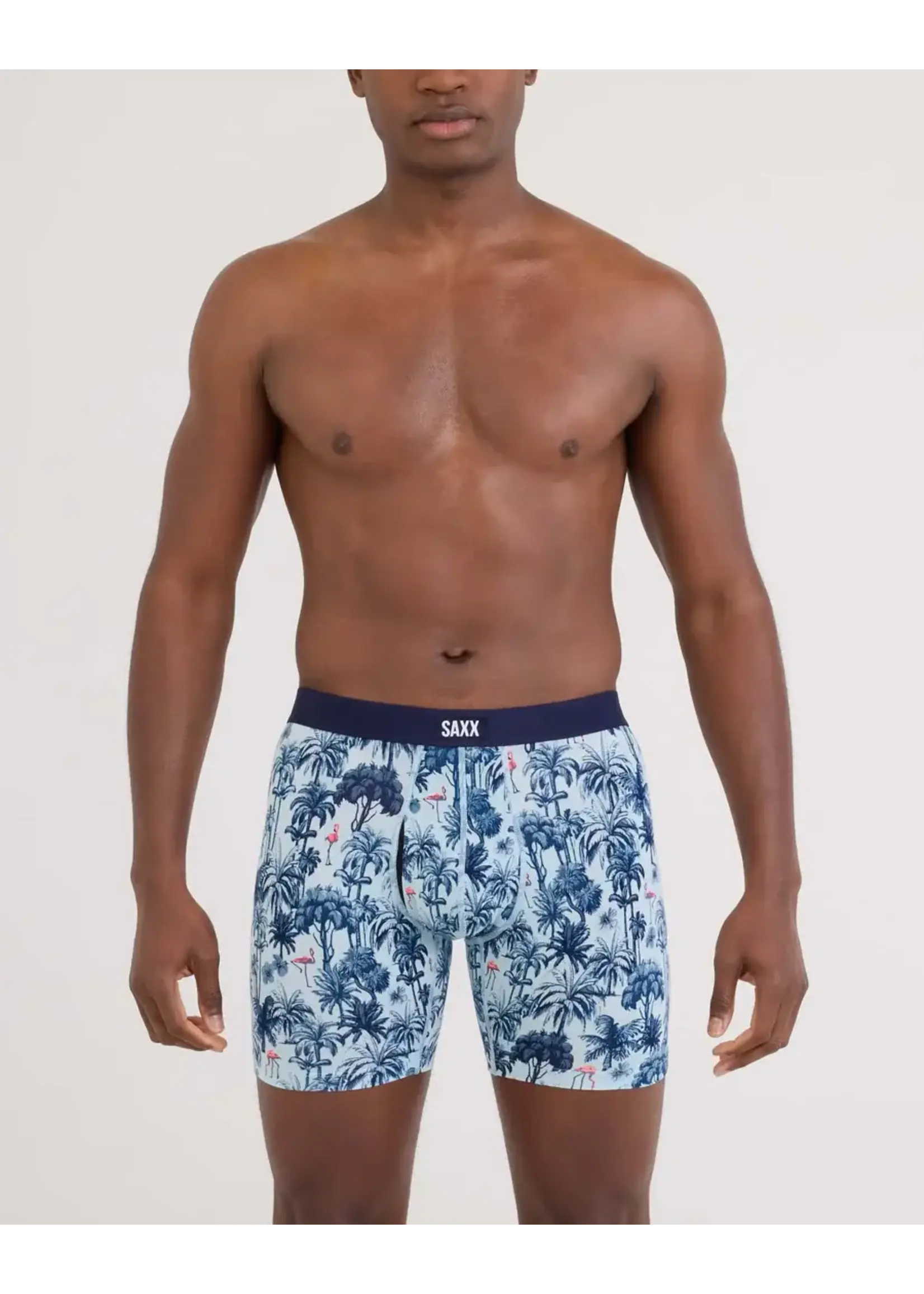 SAXX Underwear SXVX24F - Vibe XTRA Soft Comfort Boxer Brief with Fly (Palm Mix/Atmosphere)