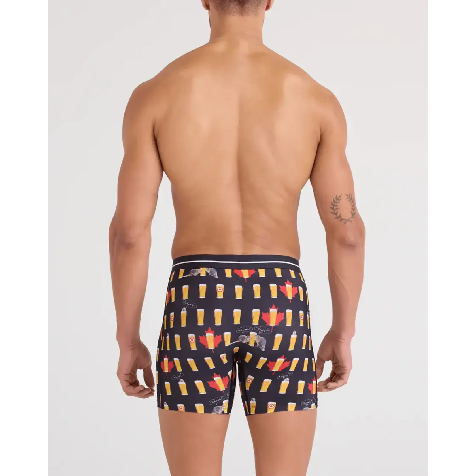SAXX Underwear SXBB85-CAN - Volt Breathable Mesh Boxer Brief (Cheers/Canada)