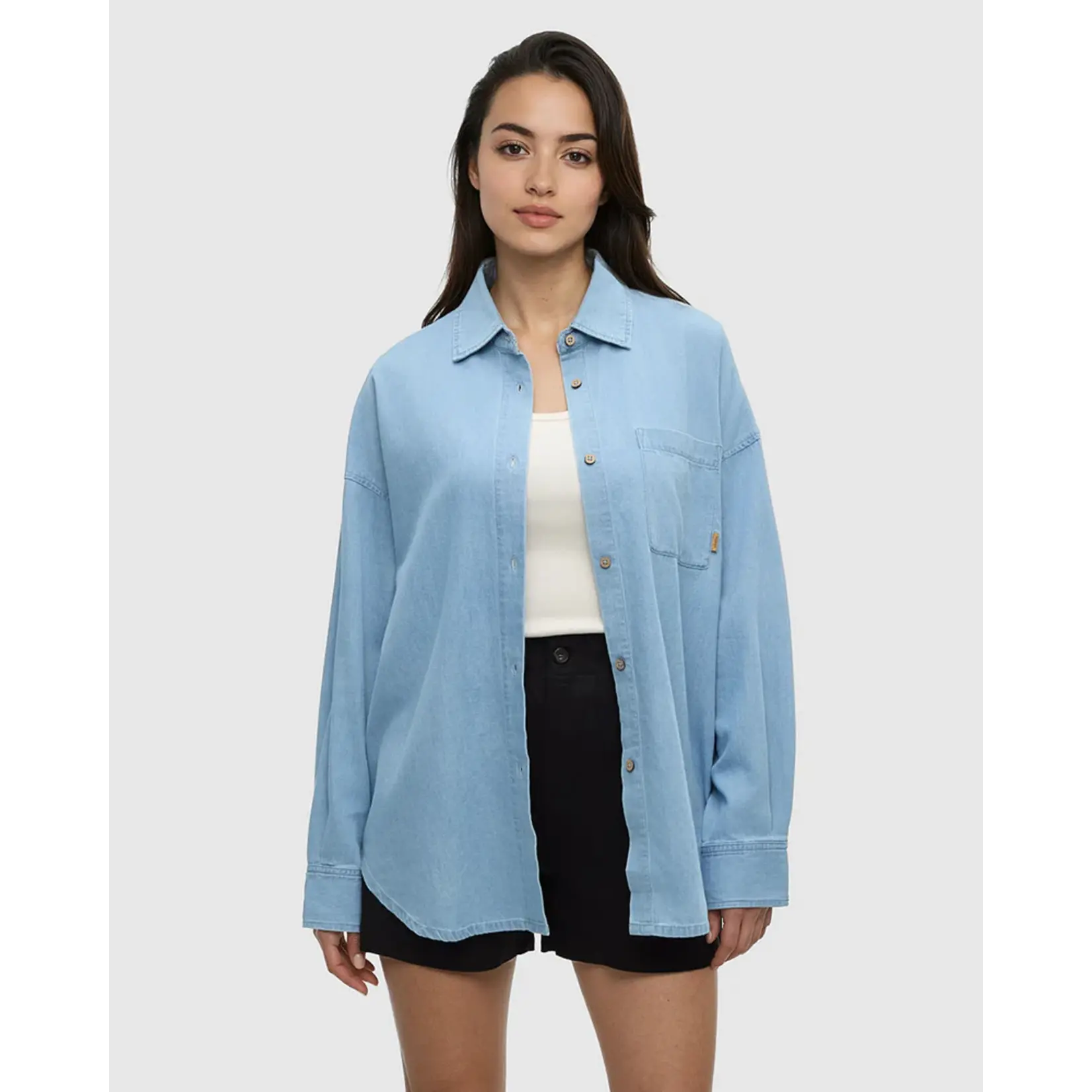 Tentree Women's Denim West End Shirt