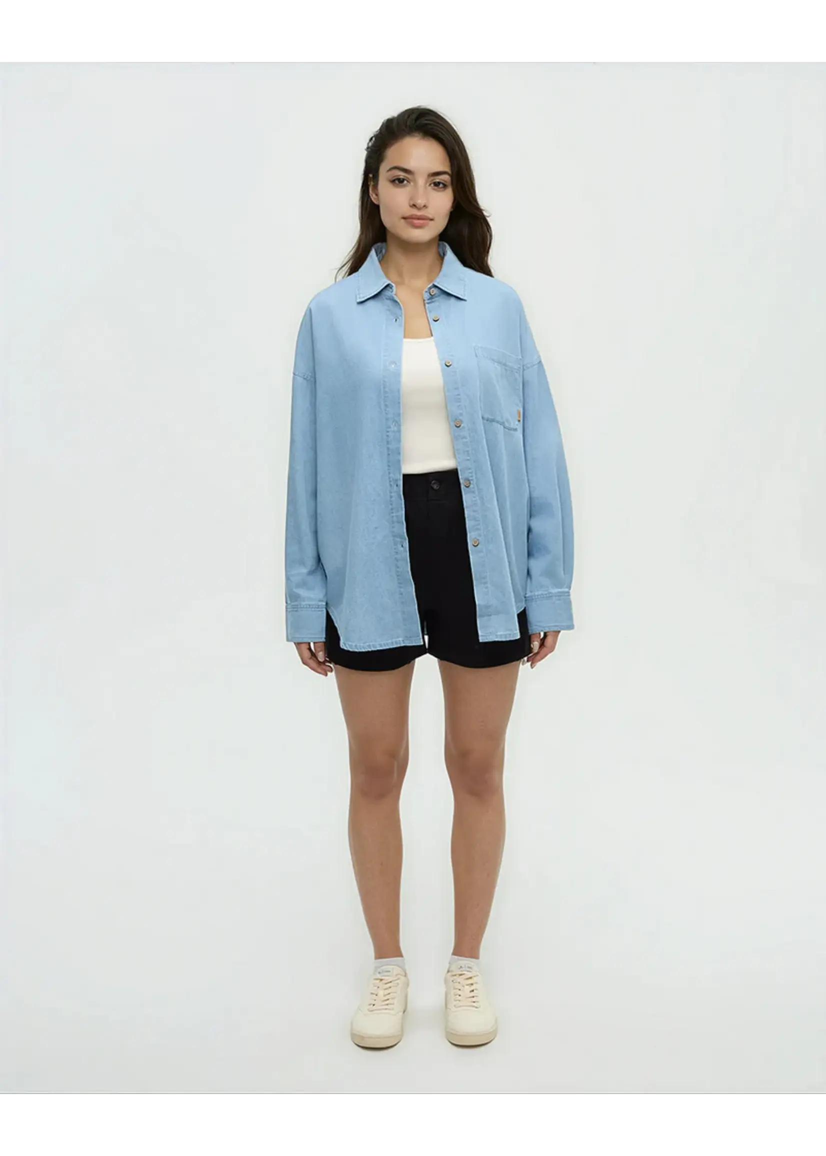 Tentree Women's Denim West End Shirt