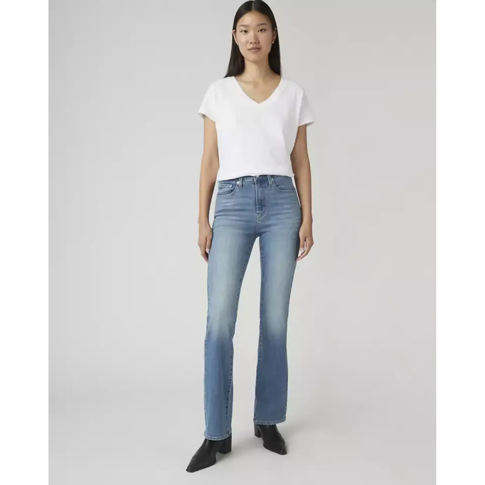 Levi Strauss Canada 725 High Rise Bootcut Jeans - Eternal Indigo Medium Wash