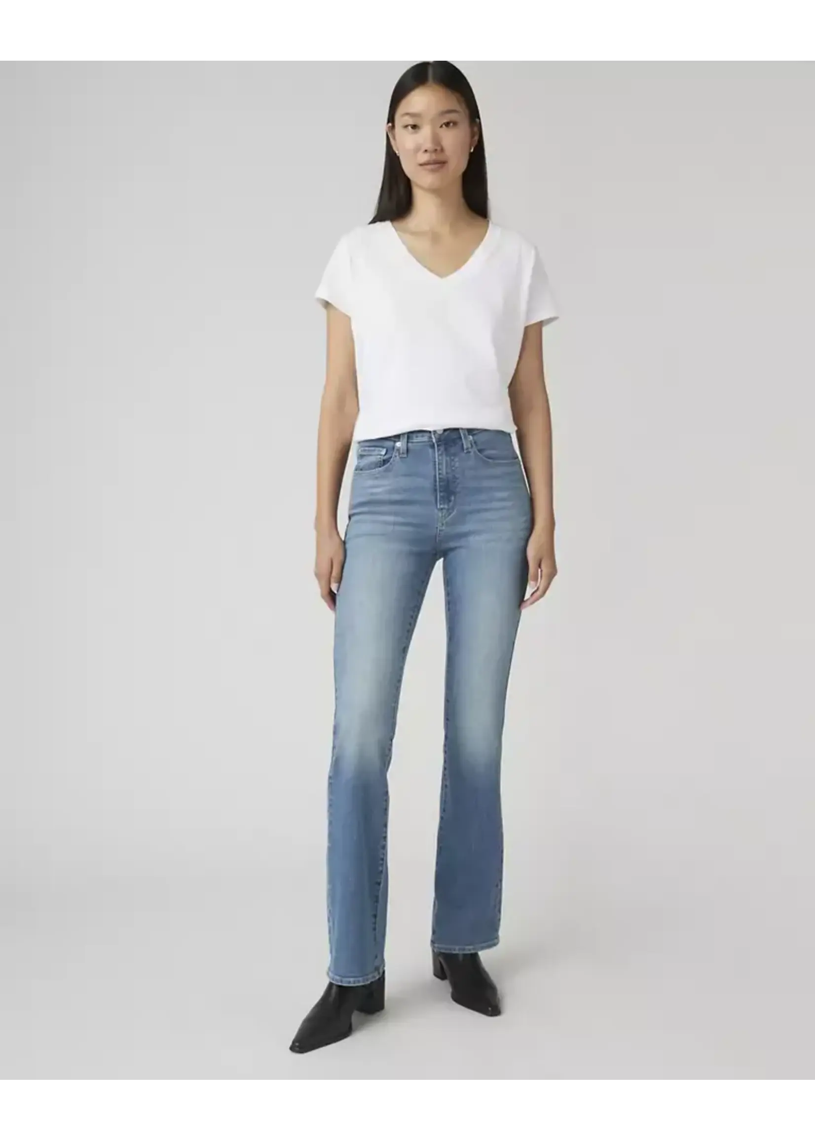 Levi Strauss Canada 725 High Rise Bootcut Jeans - Eternal Indigo Medium Wash