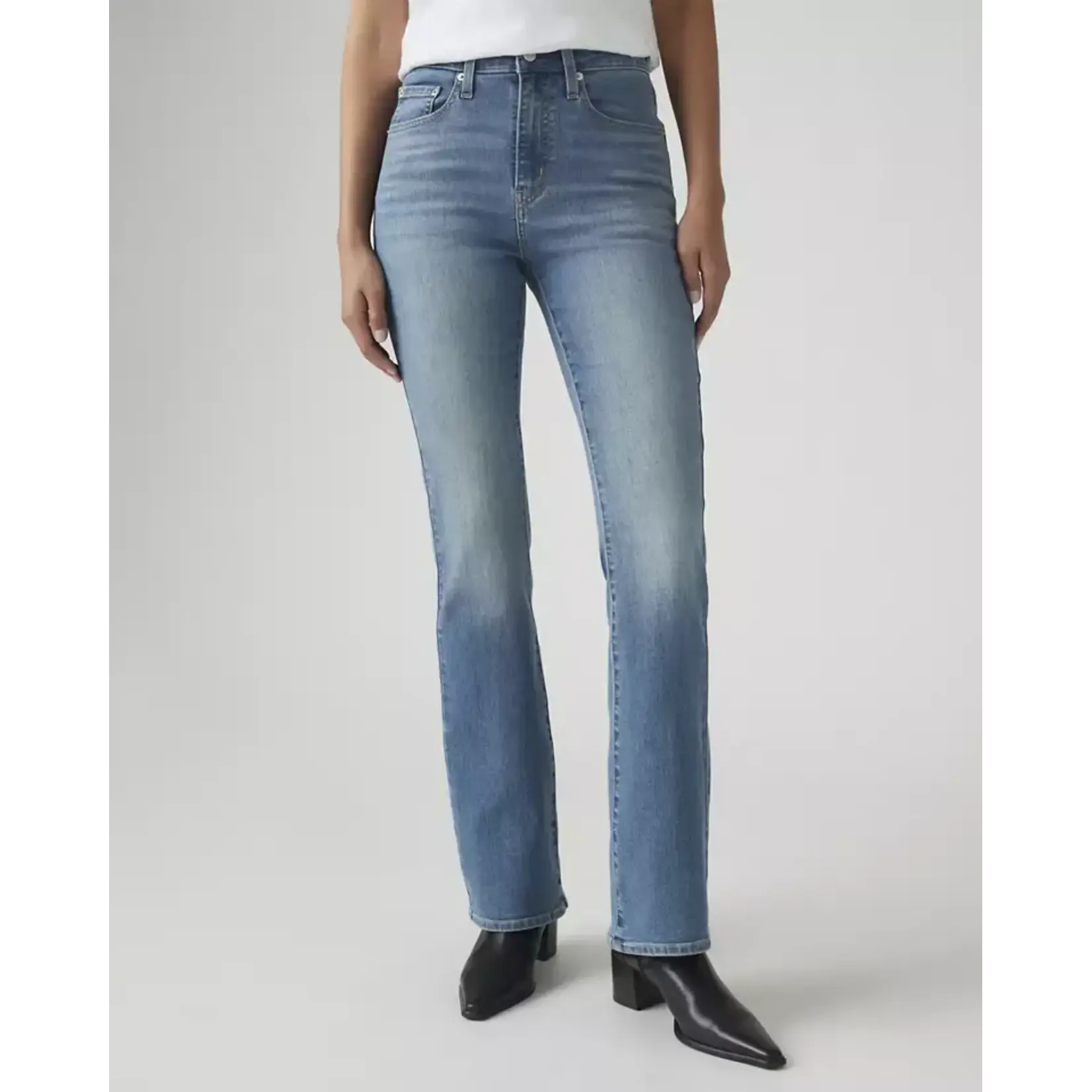 Levi Strauss Canada 725 High Rise Bootcut Jeans - Eternal Indigo Medium Wash
