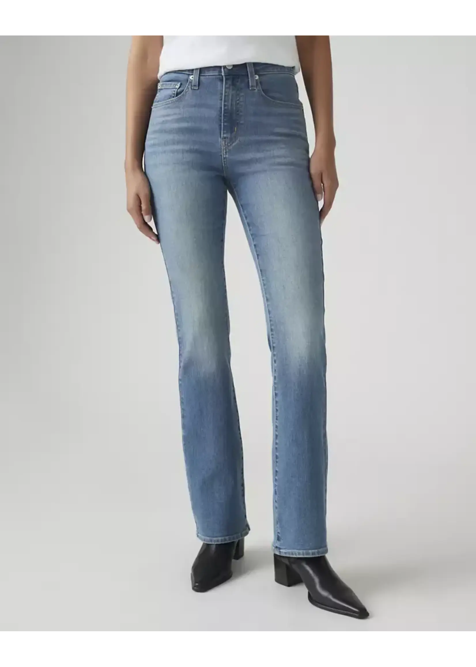 Levi Strauss Canada 725 High Rise Bootcut Jeans - Eternal Indigo Medium Wash