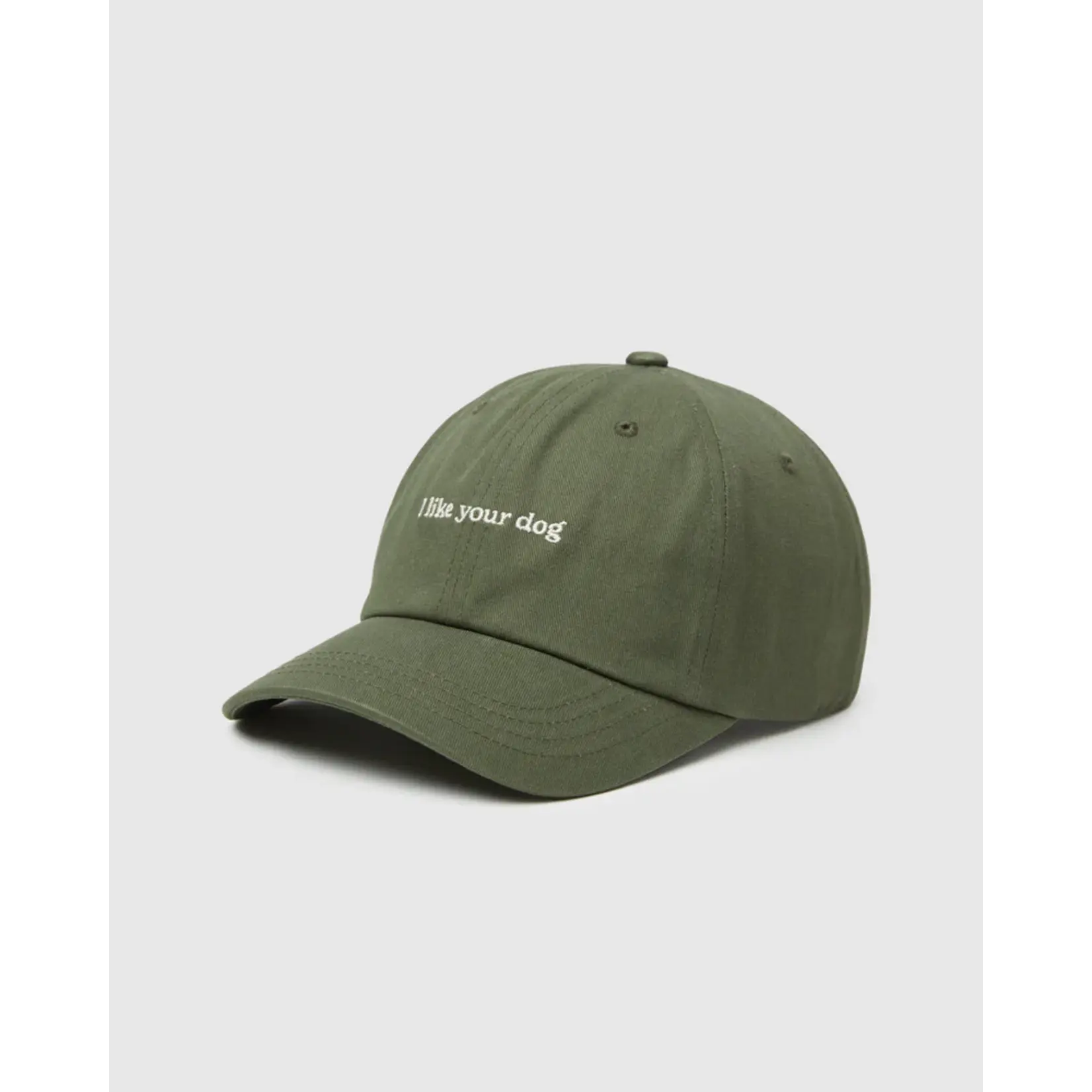 Tentree TAU5925 - Slogan Peak Hat "I Like Your Dog"